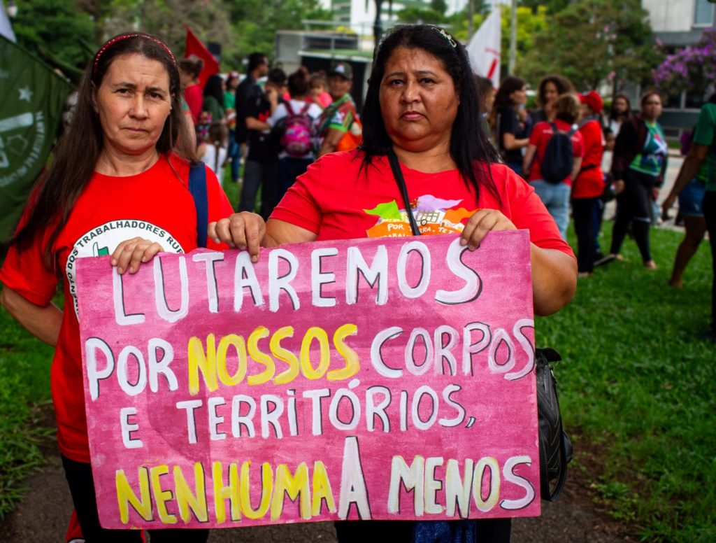 Mulheres Sem Terra realizam Jornada Nacional de Combate à Violência contra Mulheres e Meninas