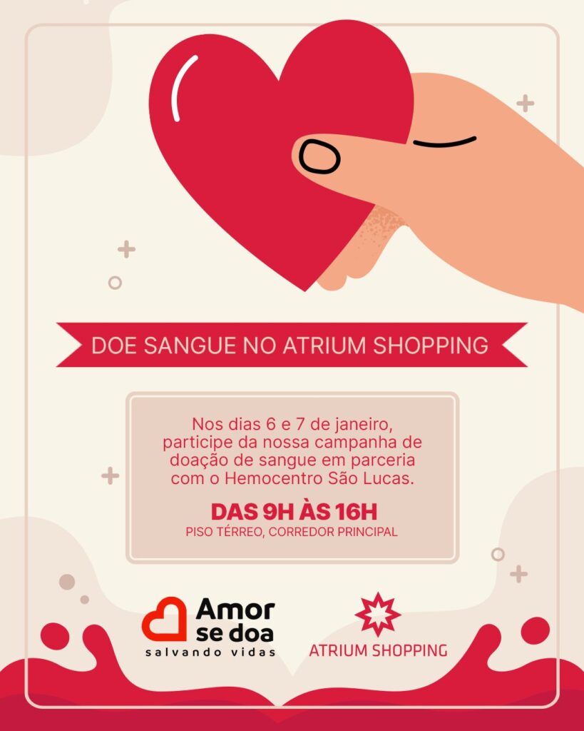 Doação de sangue: aproveite janeiro para doar