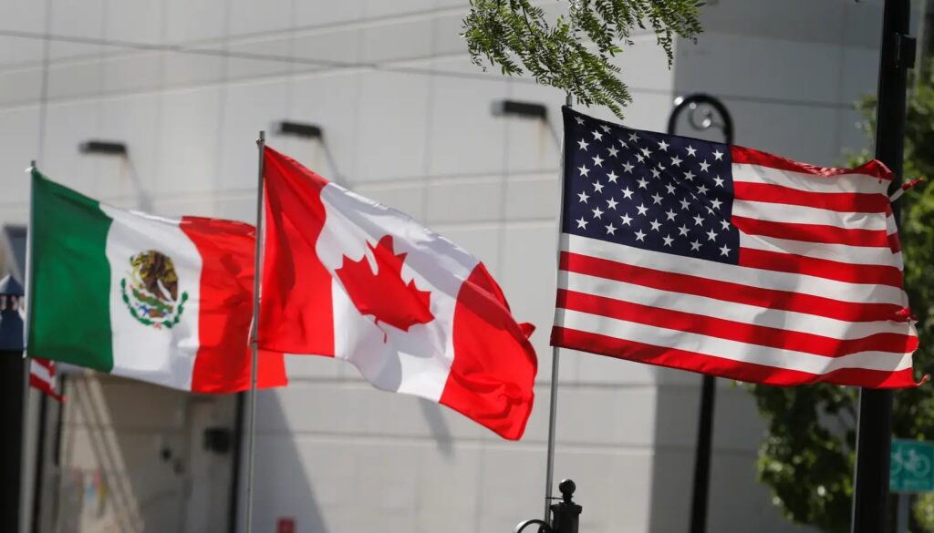 Canadá e México reagem a tarifas de Trump e anunciam medidas de retaliação Canadá e México reagem a tarifas de Trump e anunciam medidas de retaliação