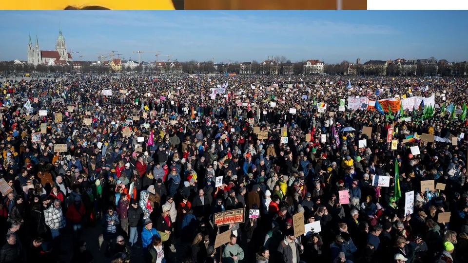 Protestos contra extrema direita reúnem 500 mil pessoas na Alemanha