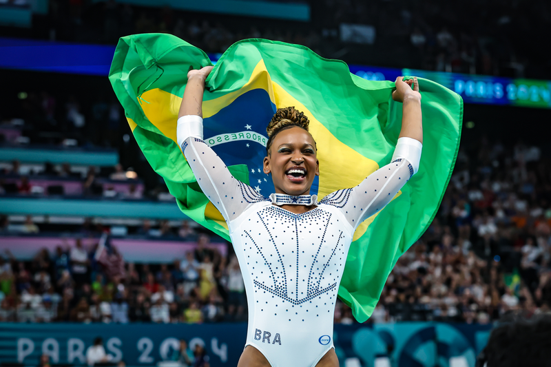 Rebeca Andrade é indicada ao Oscar do Esporte
