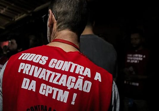Ferroviários decretam greve contra a privatização das linhas 11, 12 e 13 da CPTM Ferroviários decretam greve contra a privatização das linhas 11, 12 e 13 da CPTM