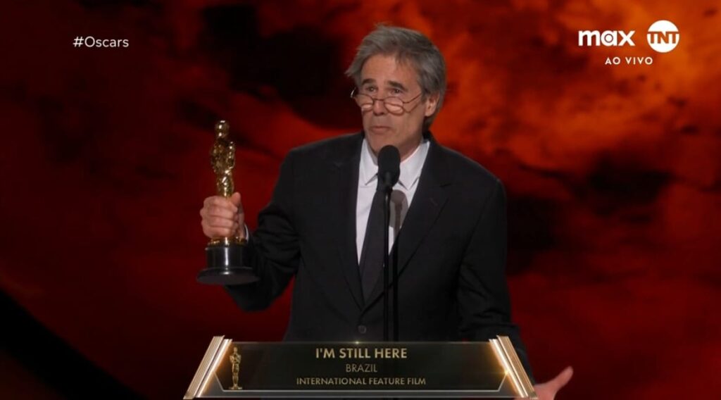 Ainda Estou Aqui conquista o primeiro Oscar do Brasil
