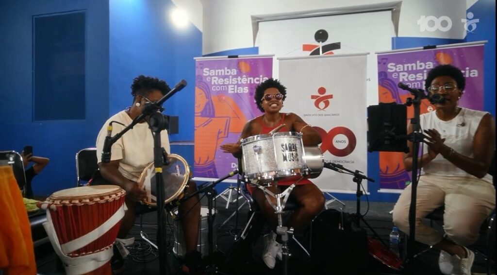 Sábado (29) tem Samba da Resistência com Elas no Sindicato dos Bancários