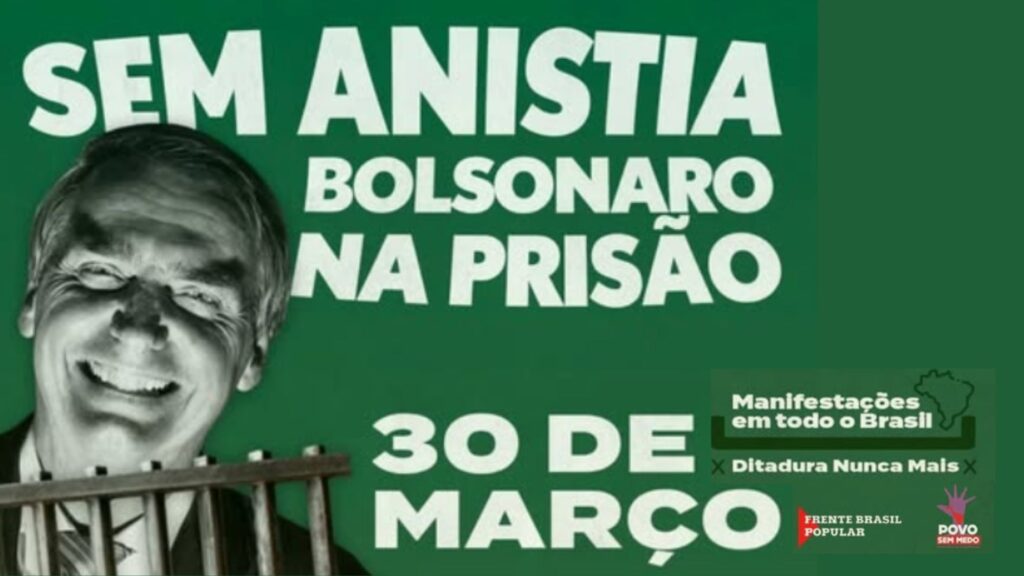 Movimentos chamam população a lutar, dia 30,  por punição e contra anistia aos golpistas