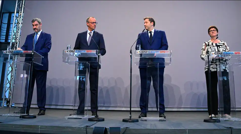 Conservadores e social-democratas selam aliança para barrar extrema-direita na Alemanha