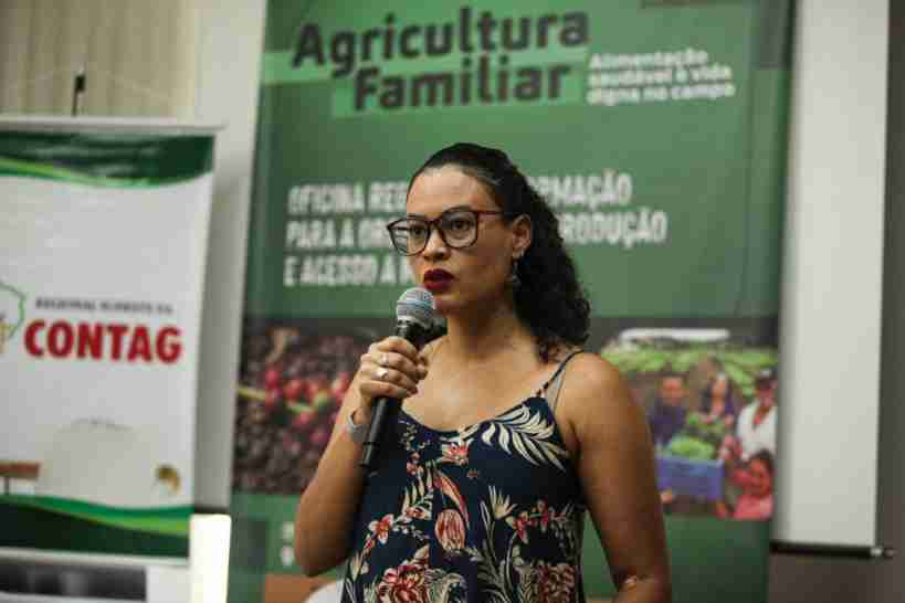 Vânia Marques expressa protagonismo feminino na agricultura familiar Vânia Marques expressa protagonismo feminino na agricultura familiar
