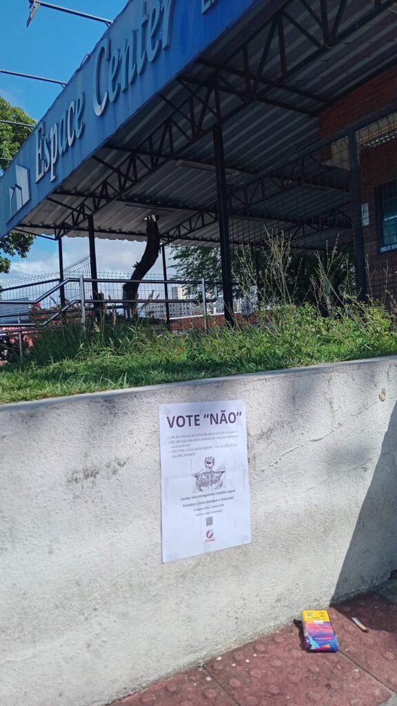 De mãos ao alto: Trabalhadores da TP são coagidos a votar em proposta patronal de acordo coletivo