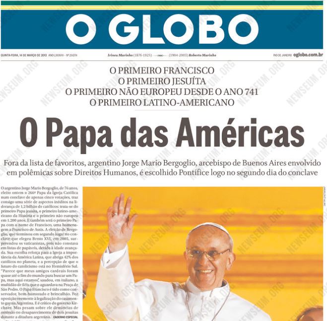 O primeiro papa latino-americano foi o 1° em muitas coisas