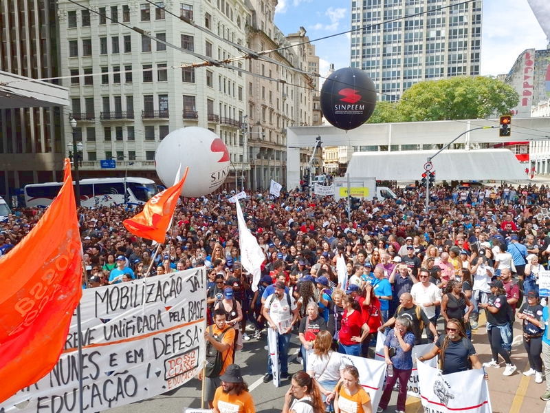 Professores de SP entram em greve contra retrocessos de Ricardo Nunes