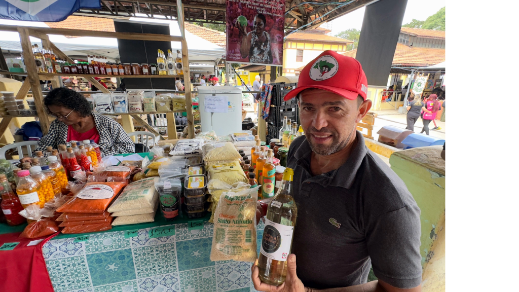 “A terra é dignidade”, garante assentado do Mato Grosso durante Feira