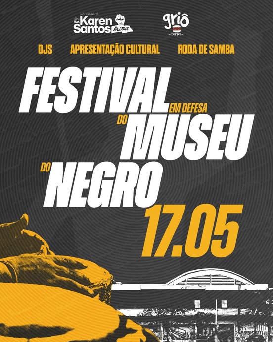 Festival em Defesa do Museu do Negro ocorre neste sábado (17) em Porto Alegre