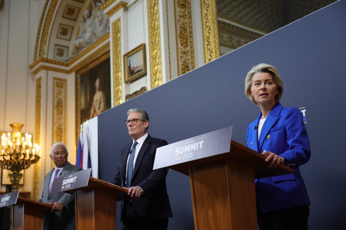 Reino Unido e UE fecham acordo para reforçar defesa antes de cúpula inédita pós-Brexit