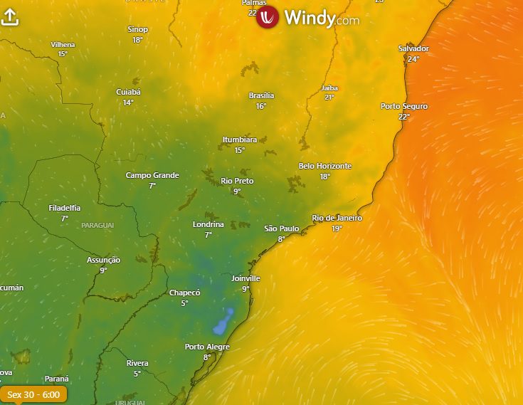 Previsão do tempo: prepare-se para o frio e possibilidade de neve