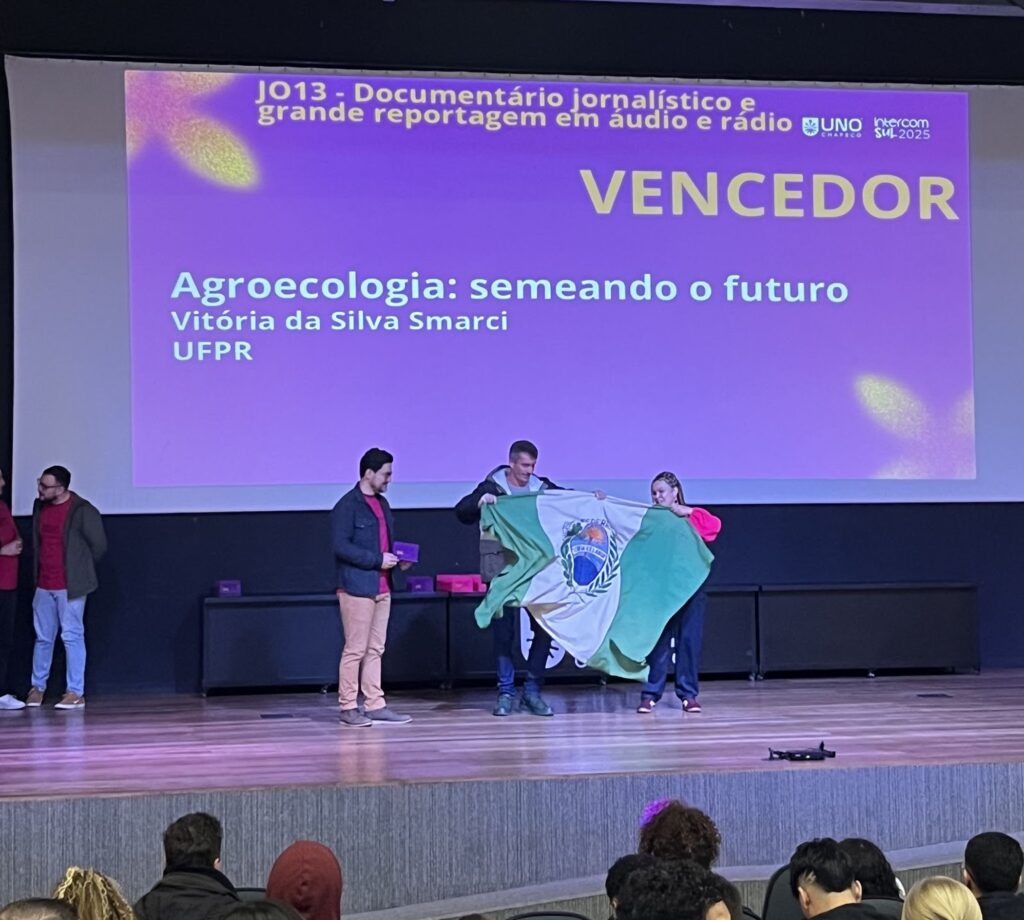 Podcast produzido na Jornada de Agroecologia é vencedor de prêmio universitário