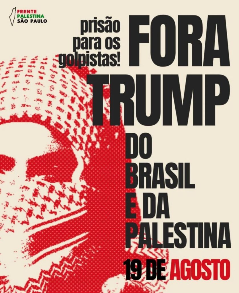 Todos contra Trump: ato pró-Palestina e soberania nacional acontece pelo Brasil