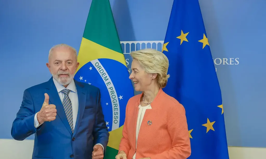 Em conversa com Von der Leyen, Lula pede acordo Mercosul-UE ainda em 2025