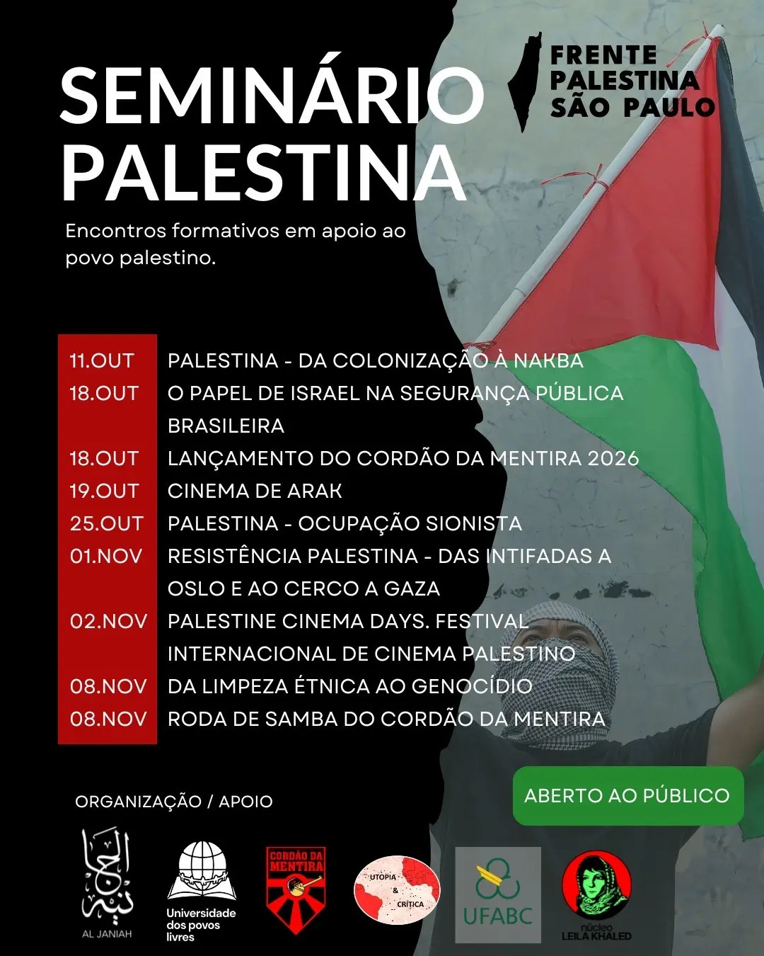 Programação completa do evento.