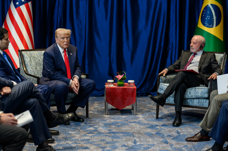 Lula Trump foto