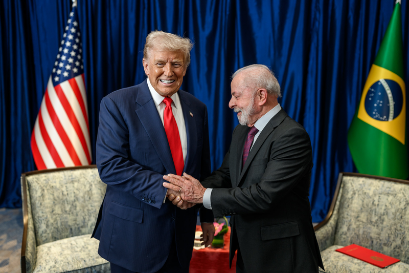 Lula Trump foto