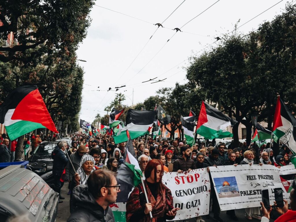 Na Itália, atos pró-Palestina reúnem mais de 2 milhões e criticam ‘omissão’ de Meloni