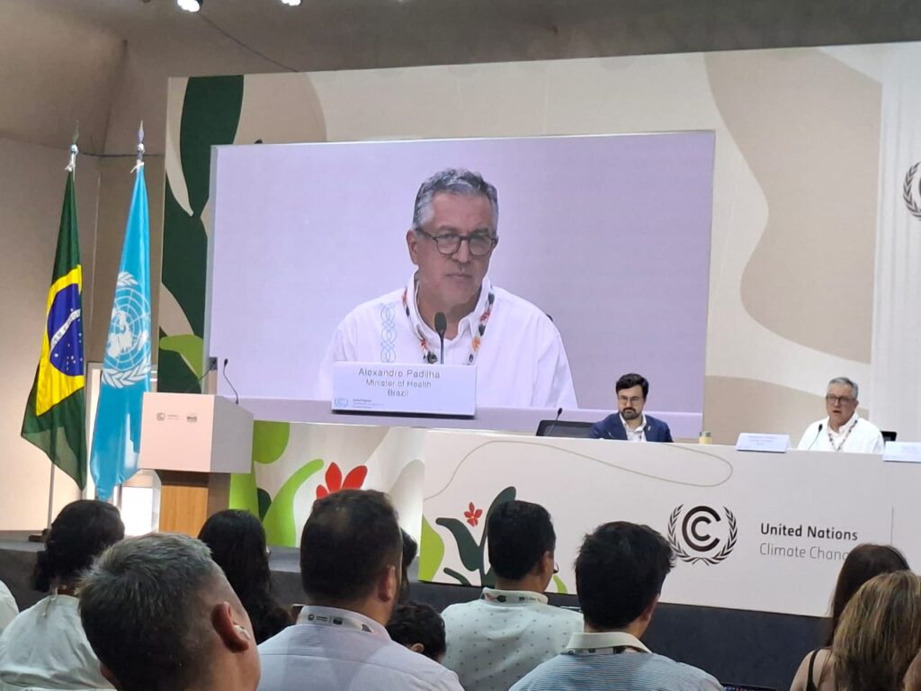 ONU cobra segurança na COP30; Brasil lança plano de saúde climática