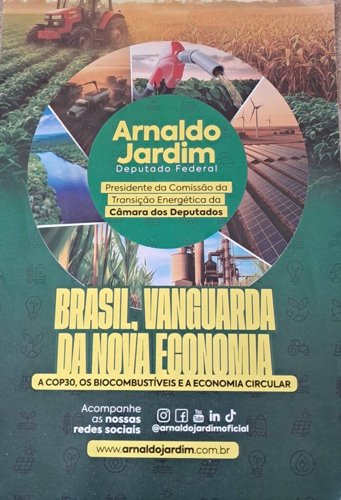 Recordista de doações, deputado atua pela indústria dos biocombustíveis na COP30