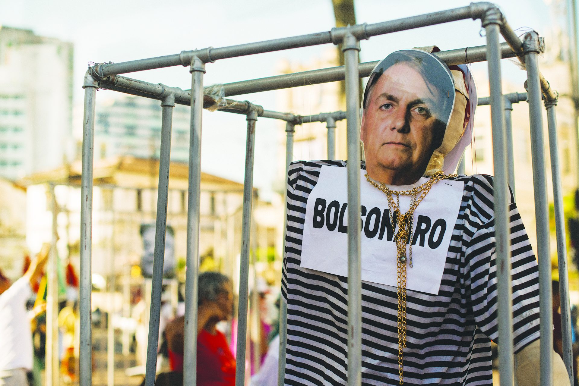 Bolsonaro e generais golpistas são presos. Foto: Isabella Tanajura (JAV/BA)