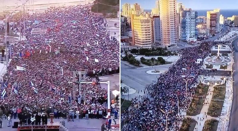 Cuba realiza ato multitudinário em homenagem aos 32 soldados mortos na Venezuela