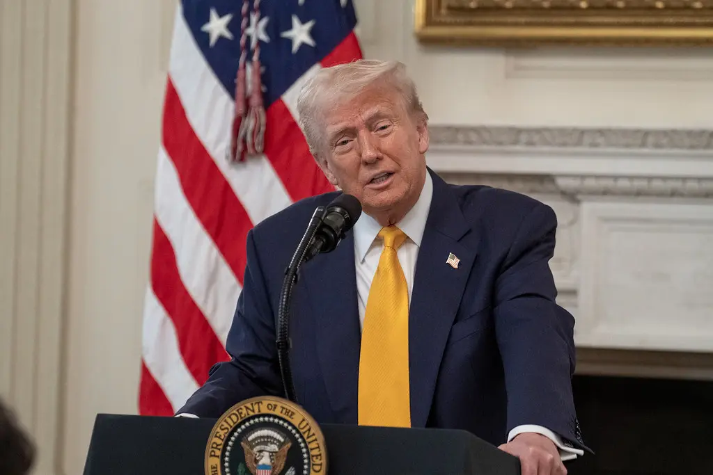 O presidente dos EUA, Donald Trump. <br> (Foto: White House / Flickr)