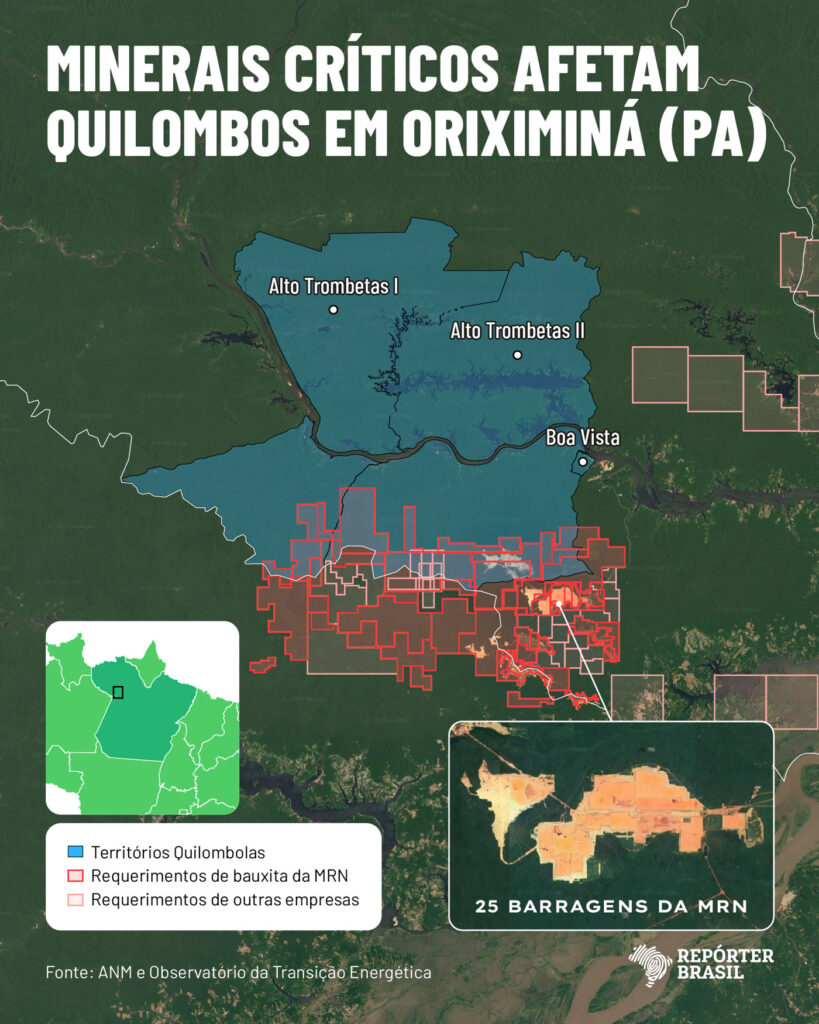 Entre barragens e novas minas, quilombos do Pará vivem sob pressão da bauxita