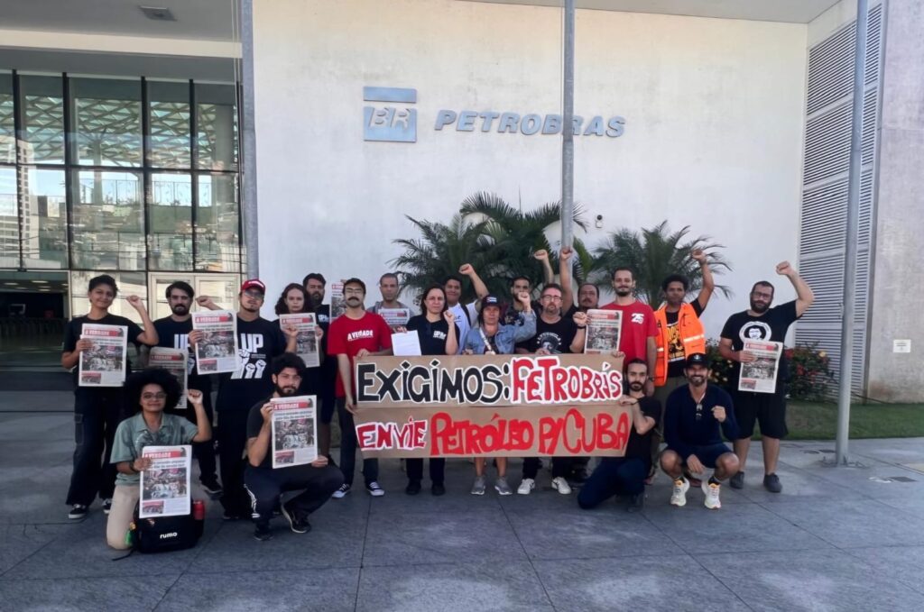 Movimentos sociais cobram do Governo Federal o envio de petróleo para Cuba