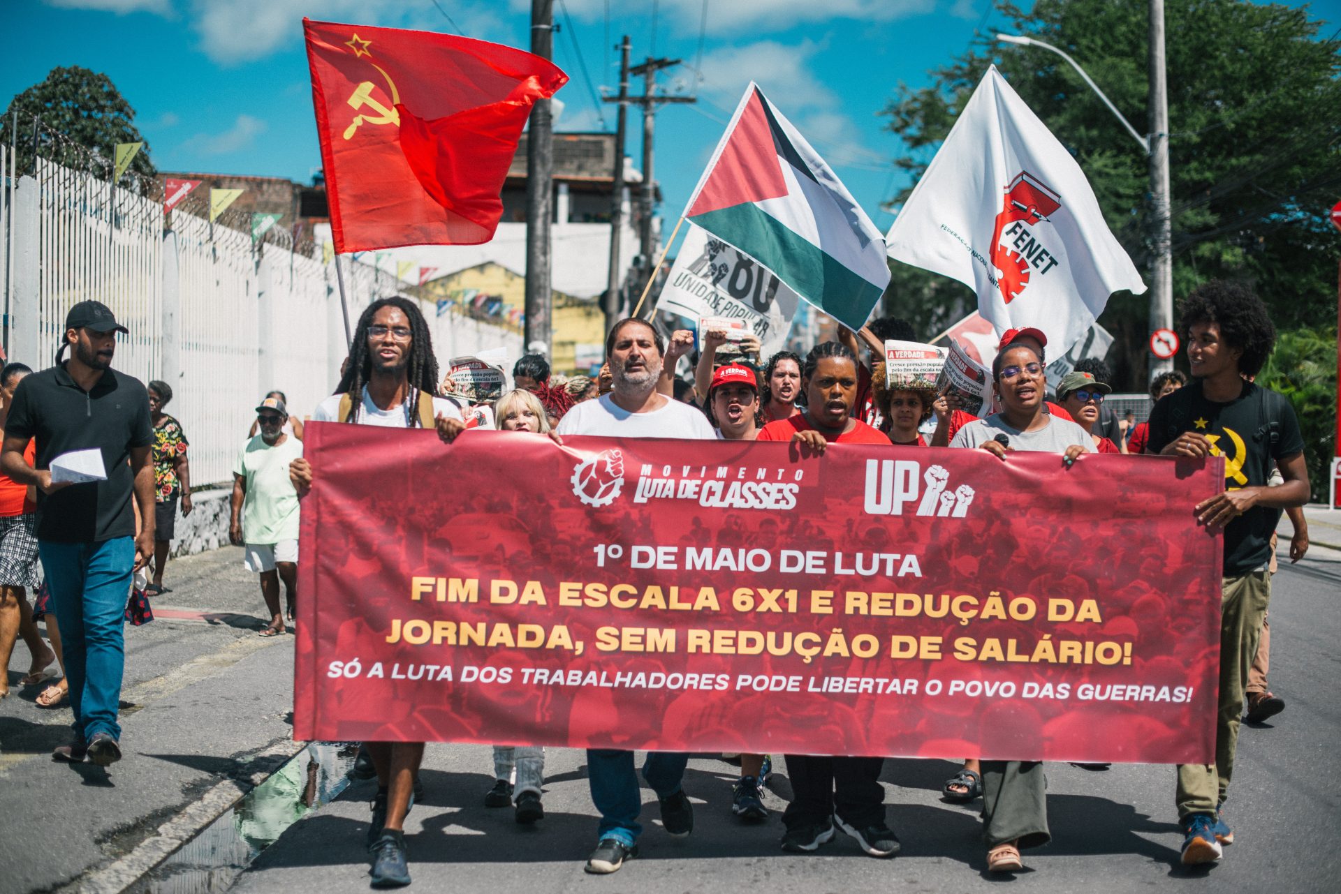 1º DE MAIO. Atos combativos em São Paulo, Salvador e Belém. Foto: Isabella Tanajura (JAV/BA)