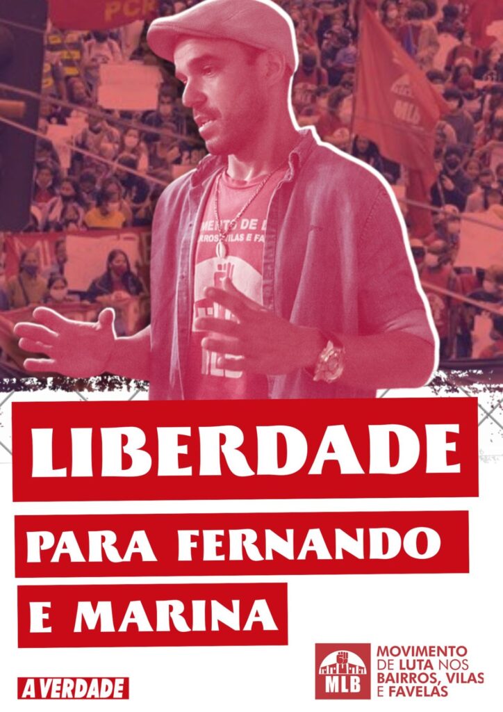 Liberdade para Fernando e Marina Já. Confira o conteúdo de uma das cartas censuradas pelo Estado