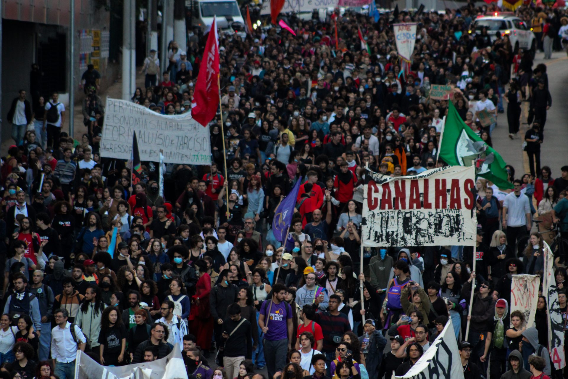 Dia 20 de maio estudantes e trabalhadores ocuparão as ruas na Marcha em defesa dos direitos e da vida, contra o fascismo (Foto: Willdaly Souza)