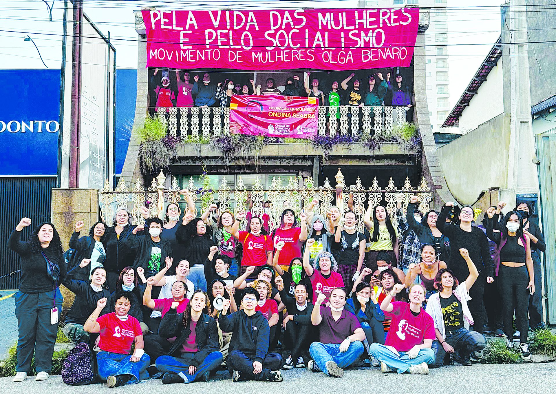LIBERDADE. Ocupações são territórios livres da violência. Foto: JAV/SP