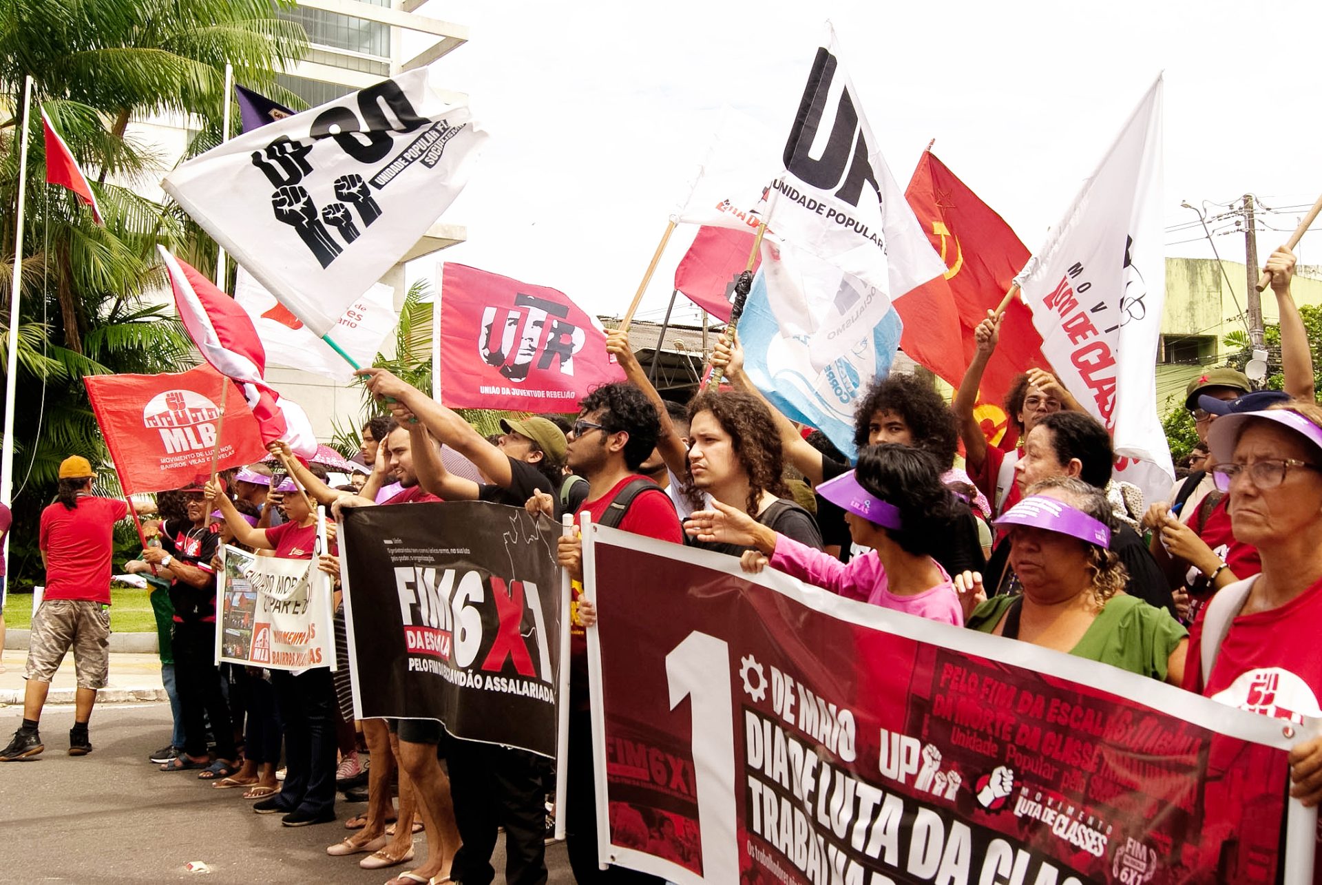 1º DE MAIO. Atos combativos em São Paulo, Salvador e Belém. Foto: Beatriz Miranda (JAV/PA)