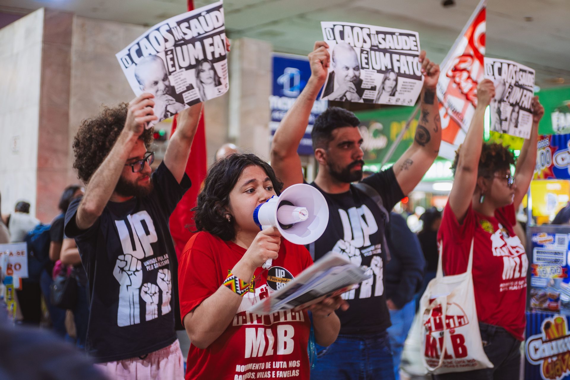 saúde pública. DEFESA DO SUS. Saúde não é mercadoria! Foto: Donavan Sampaio (JAV/DF)