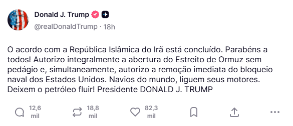 Acordo entre EUA e Irã abre caminho para o fim da guerra no Oriente Médio 2