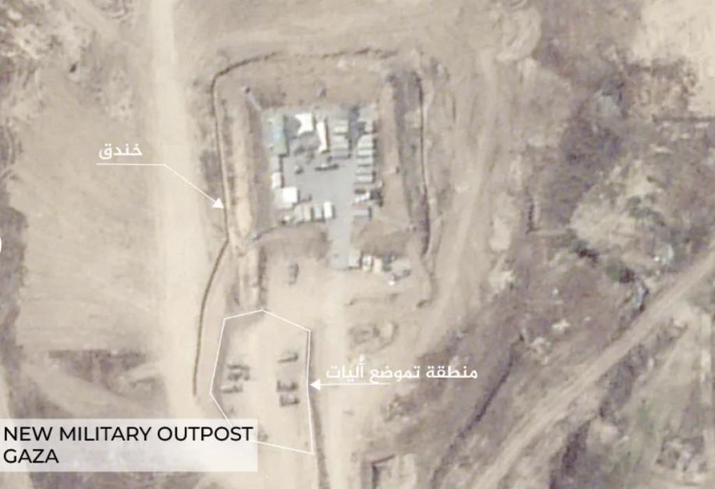 Imagens de satélite mostram que Israel constrói postos militares em Gaza Imagens de satélite mostram que Israel constrói postos militares em Gaza