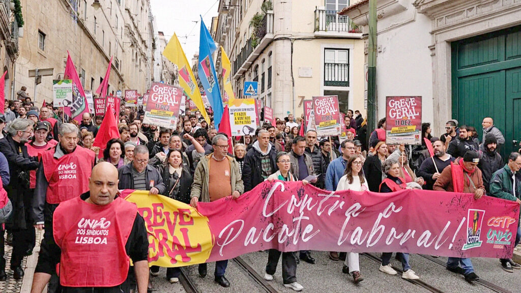 Segunda Greve Geral contra o Pacote Laboral em Portugal