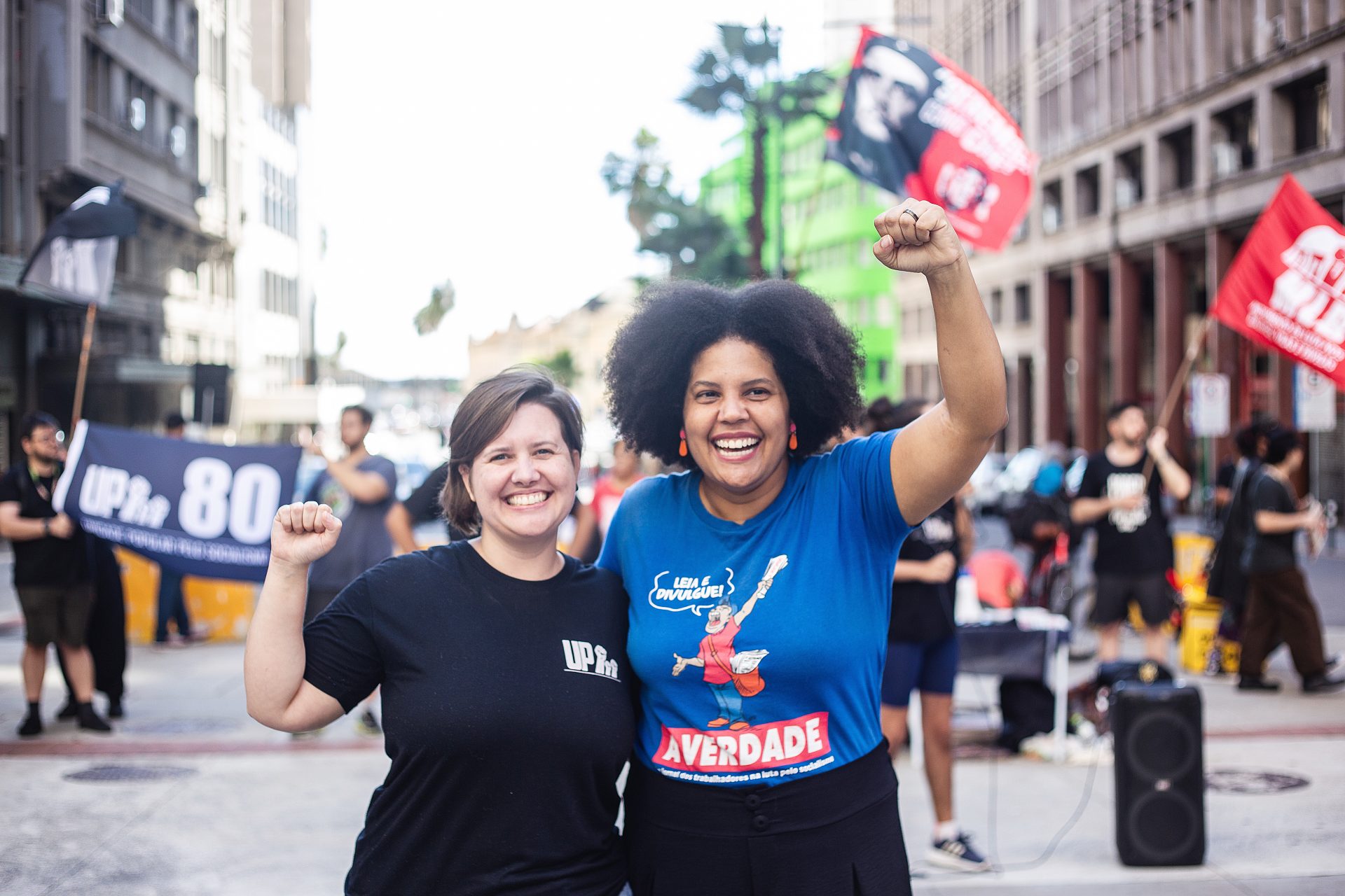 MULHER, TOME PARTIDO! Sem a participação das mulheres não há revolução. Foto: L. Barros (JAV/RS)