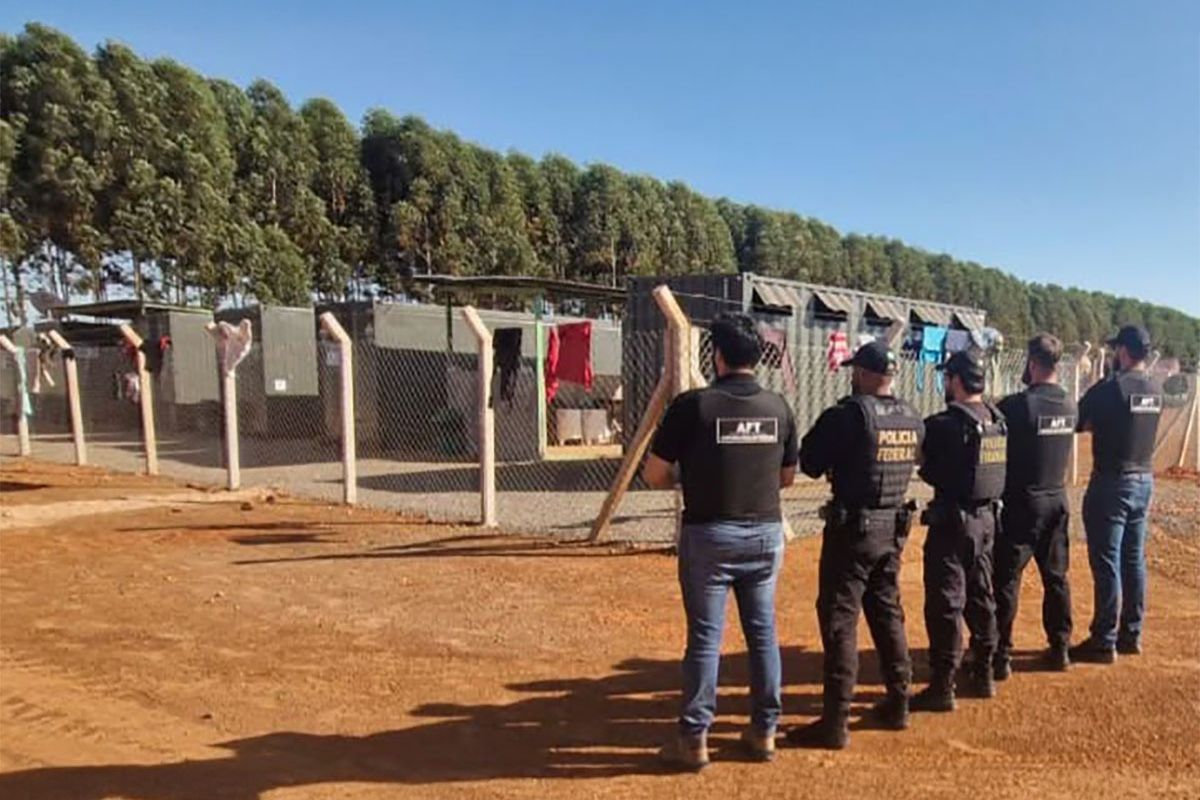 The inspection at Fazenda Reata, a supplier to the U.S.-based company Bunge, was conducted on June 8 by labor inspectors from the Ministry of Labor, with support from the Brazilian Federal Police (Photo: Mato Grosso Regional Labor Superintendence)
