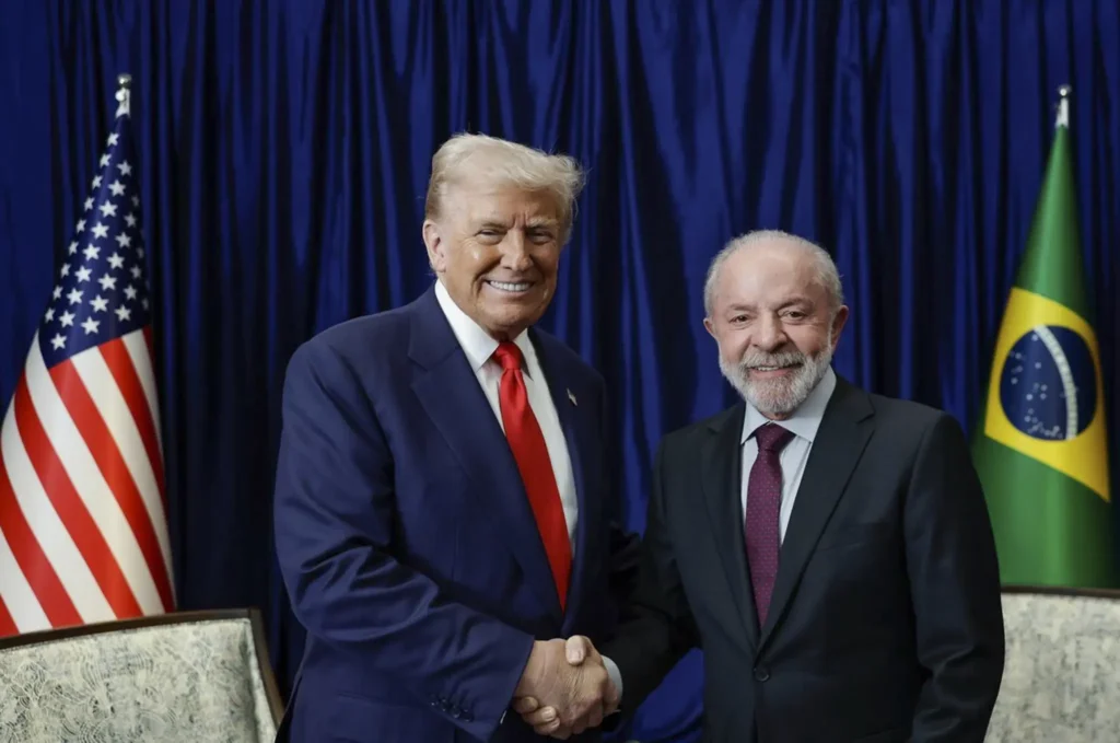Lula sugere a Trump convocar reunião com Xi e Putin Lula sugere a Trump convocar reunião com Xi e Putin