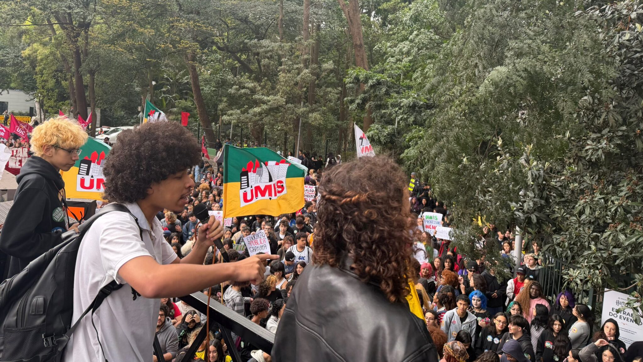 Professores de SP se mobilizam em ato no dia 4/9 contra governo Tarcísio 9 manifestacao-dia-do-estudante- estudantes-professores-contra-tarcisio
