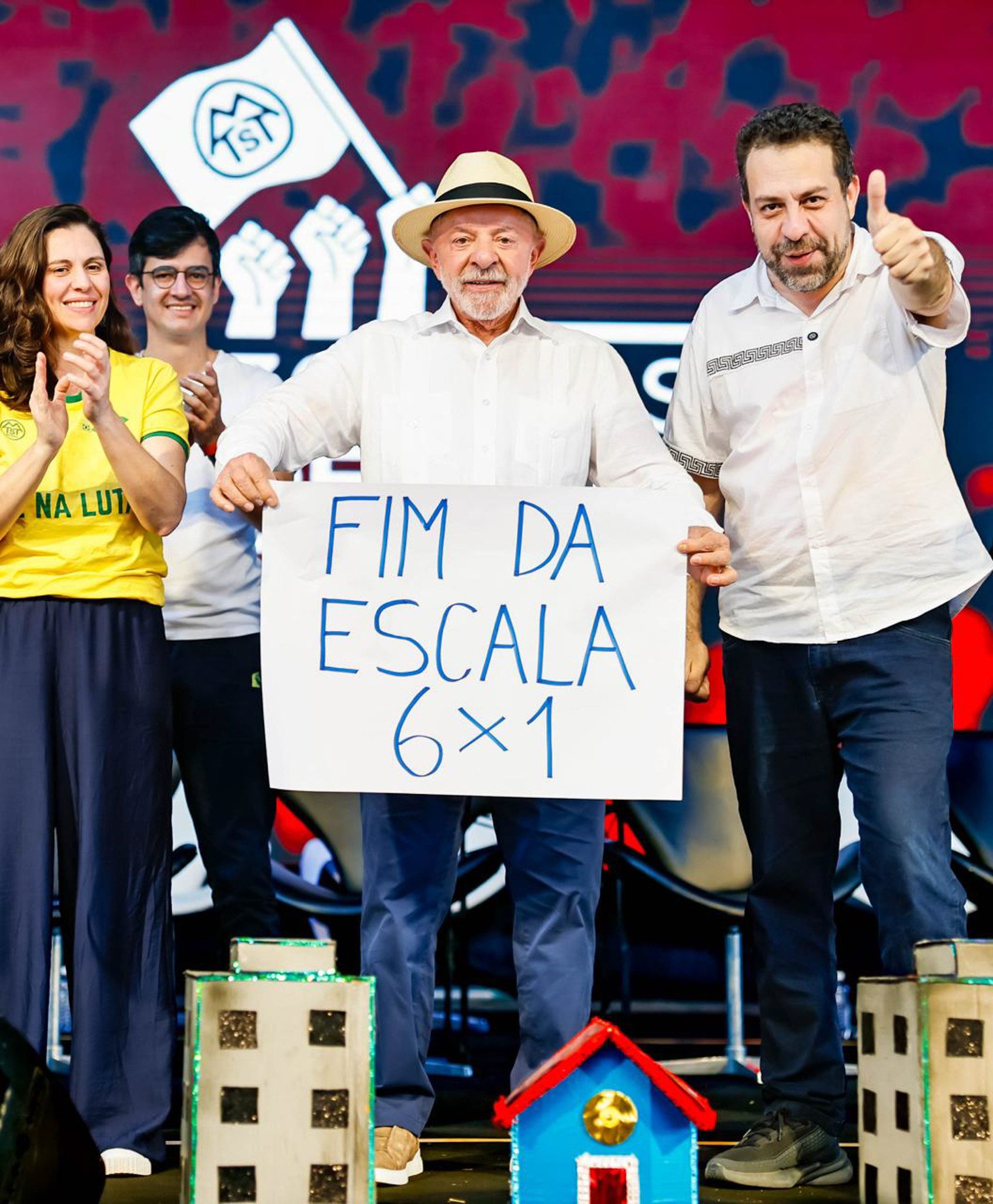 Atos pelo fim da escala 6x1 acontecem em todo o país nesta segunda 2 lula-fim-da-escala-6-x-1