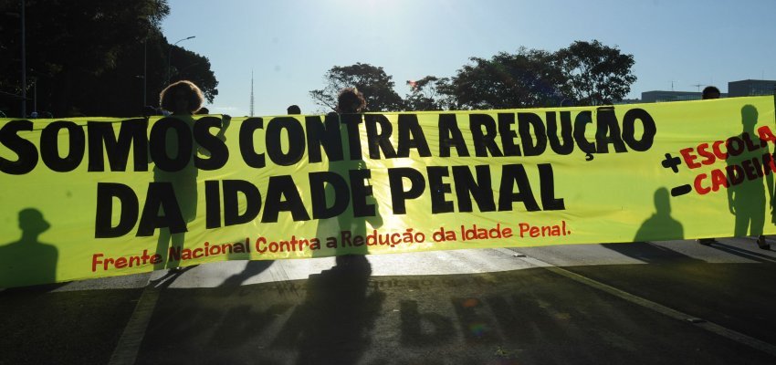 Juventude tenta barrar a redução da maioridade penal