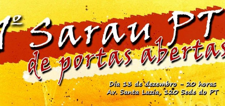 PT realiza Sarau de Portas Abertas