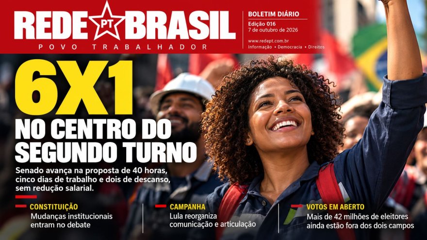 6X1 ENTRA NO CENTRO DO SEGUNDO TURNO