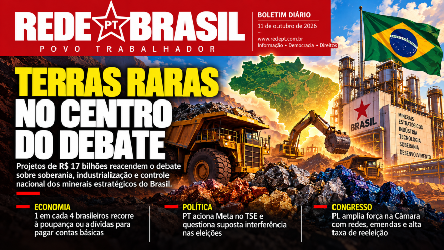 Terras raras no centro do debate: soberania, indústria e desenvolvimento nacional